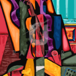 Malowanie po numerach «Juan Gris. Skrzypce i gitara»