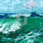 Malowanie po numerach «Karl Hagemeister. Fala»