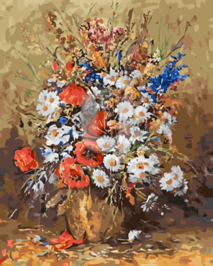 Malowanie po numerach Malowanie po numerach «Karl Vikas. Duży bukiet letnich kwiatów» фото