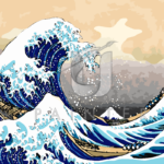 Malowanie po numerach Malowanie po numerach «Katsushika Hokusai. Wielka fala w Kanagawie»