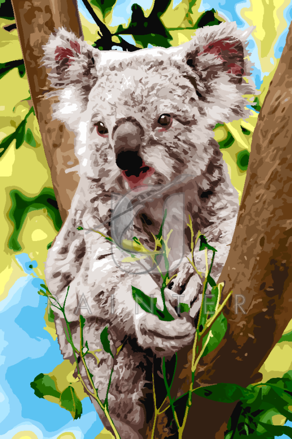 Malowanie po numerach Malowanie po numerach «Koala» фото