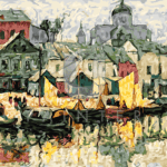 Malowanie po numerach «Konstantin Gorbatov. Przystań»