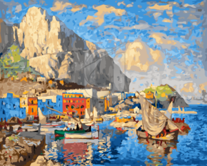 Malowanie po numerach Malowanie po numerach «Konstantin Gorbatov. Widok na Capri» фото
