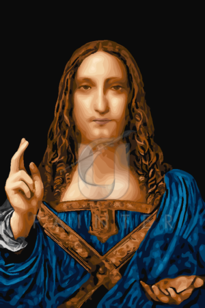 Malowanie po numerach Malowanie po numerach «Leonardo da Vinci. Zbawiciel świata» фото