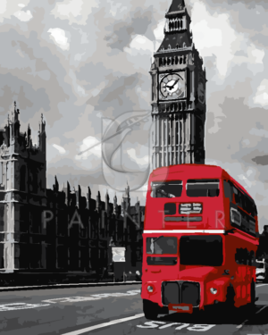 Malowanie po numerach Malowanie po numerach «Londyński autobus» фото