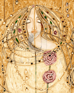 Malowanie po numerach «Margaret Macdonald Mackintosh. Siedem księżniczek (fragment I)»