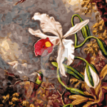 Malowanie po numerach «Martin Johnson Heade. Biała orchidea i koliber»