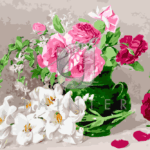 Malowanie po numerach «Mary Elizabeth Duffield-Rosenberg. Róże i lilie»