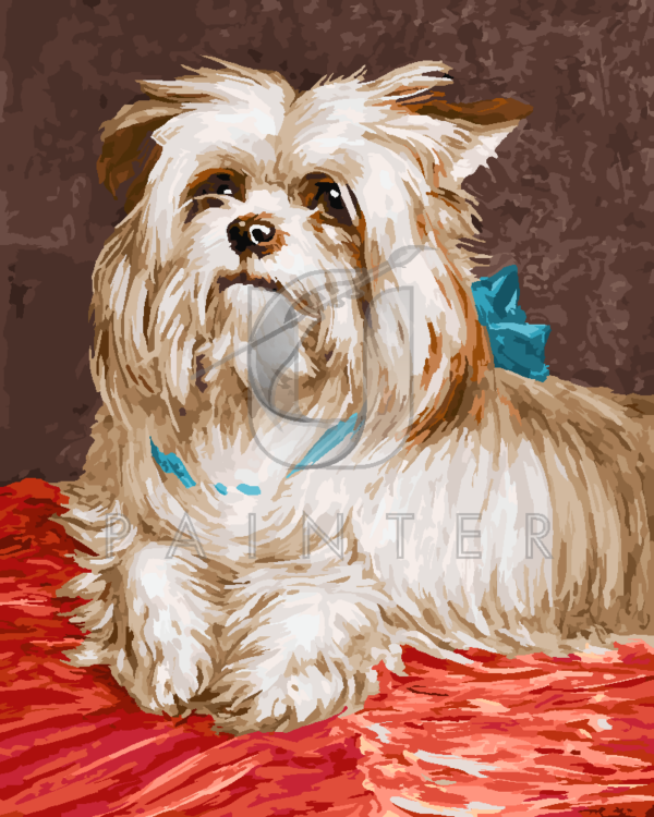 Malowanie po numerach Malowanie po numerach «Maud Earl. Yorkshire terrier»