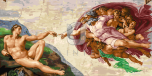 Malowanie po numerach Malowanie po numerach «Michelangelo Buonarroti. Stworzenie Adama»