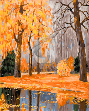Malowanie po numerach Malowanie po numerach «Mikhail Germashev. Jesienny krajobraz» фото