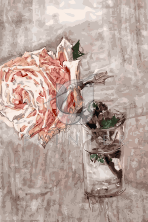 Malowanie po numerach Malowanie po numerach «Michaił Wrubel. Róża w szklance» фото
