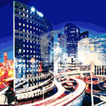 Malowanie po numerach «Światła nocnego miasta. Paryż»