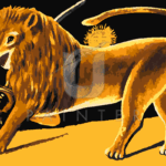 Malowanie po numerach «Niko Pirosmani. Lew i słońce»