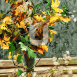 Malowanie po numerach «Olga Wisinger-Florian. Jesienne liście»