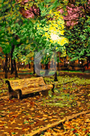 Malowanie po numerach Malowanie po numerach «W jesiennym parku» фото