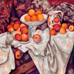 Malowanie po numerach Malowanie po numerach «Paul Cézanne. Martwa natura z jabłkami i pomarańczami»