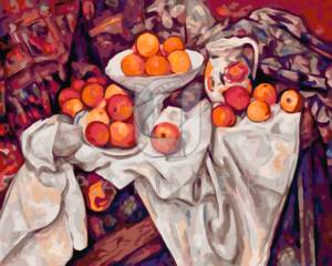 Malowanie po numerach Malowanie po numerach «Paul Cézanne. Martwa natura z jabłkami i pomarańczami» фото