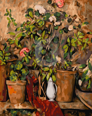 Malowanie po numerach Malowanie po numerach «Paul Cézanne. Kwiaty w doniczkach z terakoty»