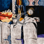 Malowanie po numerach «Paul Cézanne. Martwa natura z czarnym zegarem»