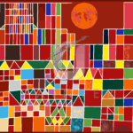 Malowanie po numerach «Paul Klee. Zamek i słońce»