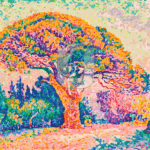 Malowanie po numerach «Paul Signac. Sosna w Saint-Tropez»