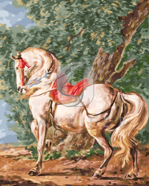 Malowanie po numerach Malowanie po numerach «Philips Wouwerman. Biały koń» фото