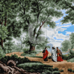 Malowanie po numerach «Robert Zünd. Droga do Emaus»