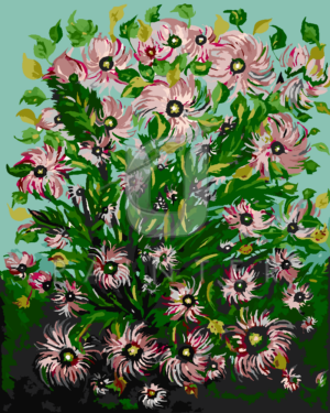 Malowanie po numerach Malowanie po numerach «Séraphine Louis. Bukiet kwiatów» фото