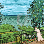 Malowanie po numerach «Stanisław Żukowski. Smutne myśli»