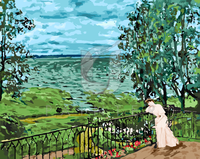 Taras Nad Morzem W Saint Adresse Malowanie po numerach «Claude Monet. Taras nad morzem w Saint Adresse