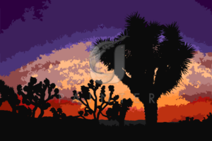 Malowanie po numerach Malowanie po numerach «Zachód słońca na pustyni» фото
