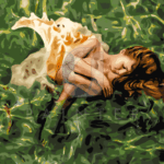 Malowanie po numerach «Pod zielonym welonem»