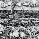 Malowanie po numerach «Vincent van Gogh. Łódź rybacka na morzu»