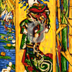 Malowanie po numerach «Vincent van Gogh. Kurtyzana (według Kesai Eisena)»