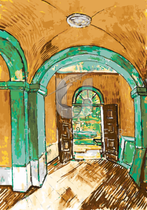 Malowanie po numerach Malowanie po numerach «Vincent van Gogh. Sala wejściowa w szpitalu Saint-Paul» фото
