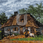 Malowanie po numerach «Vincent van Gogh. Dom wiejski w Nuenen»