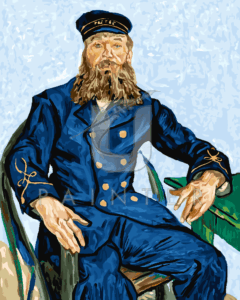 Malowanie po numerach «Vincent van Gogh. Portret listonosza Józefa Roulina (1888)»