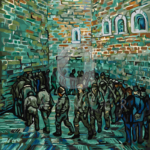 Malowanie po numerach Malowanie po numerach «Vincent van Gogh. Spacer więźniów»