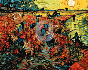Malowanie po numerach «Vincent van Gogh. Czerwona winnica»