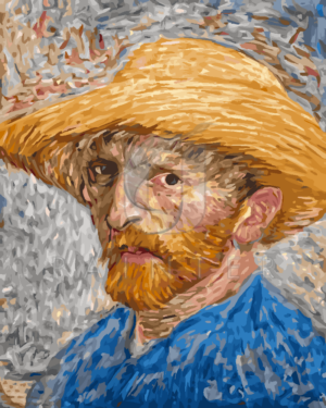 Malowanie po numerach Malowanie po numerach «Vincent van Gogh. Autoportret w słomkowym kapeluszu»