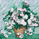 Malowanie po numerach «Vincent van Gogh. Martwa natura: wazon z różami»