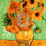 Malowanie po numerach Malowanie po numerach «Vincent van Gogh. Martwa natura: wazon z dwunastoma słonecznikami»