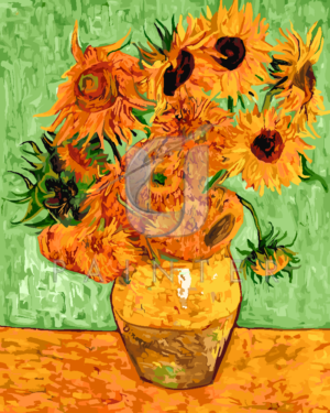 Malowanie po numerach Malowanie po numerach «Vincent van Gogh. Martwa natura: wazon z dwunastoma słonecznikami» фото