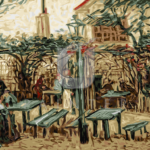 Malowanie po numerach Malowanie po numerach «Vincent van Gogh. Taras kawiarni La Guinguette na Montmartrze»