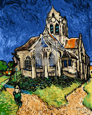 Malowanie po numerach Malowanie po numerach «Vincent van Gogh. Kościół w Auvers» фото