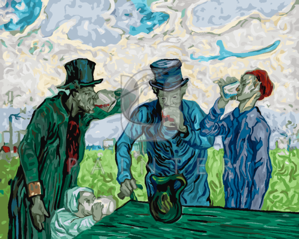 Malowanie po numerach Malowanie po numerach «Vincent van Gogh. Pijący»