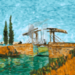 Malowanie po numerach «Vincent van Gogh. Most Langlois w Arles»