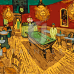 Malowanie po numerach Malowanie po numerach «Vincent van Gogh. Nocna kawiarnia»