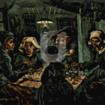 Malowanie po numerach Malowanie po numerach «Vincent van Gogh. Jedzący kartofle»